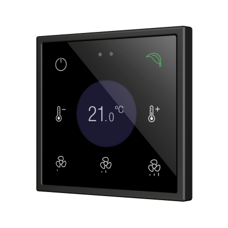Zennio ZVIFR70D Выключатель сенсорный KNX Flat RGB 70 Display, 70x70, кастомизируемый