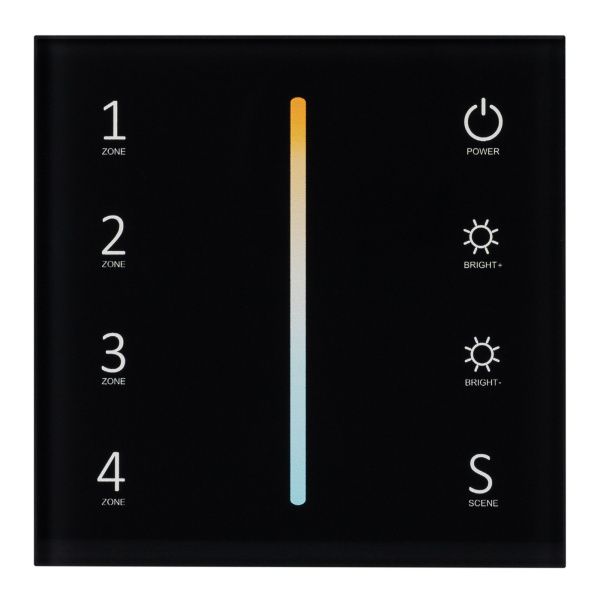Оборудование Arlight 028137 Панель Sens SMART-P43-MIX Black (230V, 4 зоны, 2.4G) (Arlight, IP20 Пластик, 5 лет) по выгодной цене. Купить в Москве со скидкой.