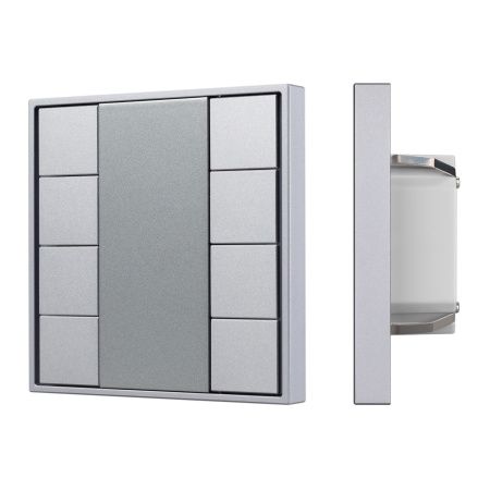 Arlight 027962 INTELLIGENT ARLIGHT Панель KNX-223-8-GREY (BUS) (IARL, -)
