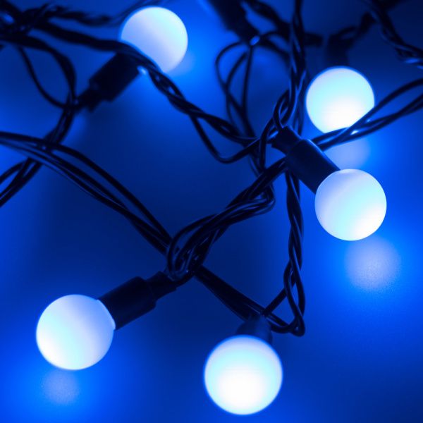 Оборудование Arlight 025629 Светодиодная гирлянда ARD-BALL-CLASSIC-D23-20000-BLACK-160LED BLUE (230V, 7W) (Ardecoled, IP65) по выгодной цене. Купить в Москве со скидкой.