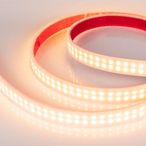 Оборудование Arlight 018999 Светодиодная лента RTW 2-5000PW 24V Warm2700 2x2 (3528, 1200 LED, LUX) (Arlight, 19.2 Вт/м, IP66) по выгодной цене. Купить в Москве со скидкой.