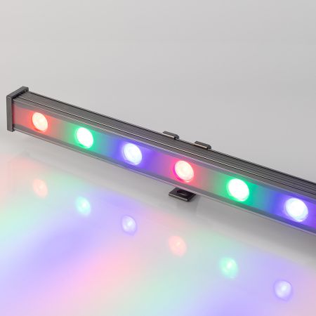 Оборудование Arlight 023623 Светодиодный прожектор AR-LINE-1000S-18W-24V RGB (Grey, 30 deg, DMX512) (Arlight, Закрытый) по выгодной цене. Купить в Москве со скидкой.