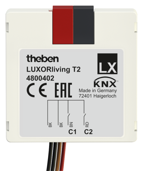 Оборудование Theben 4800402 2-канальный бинарный интерфейс кнопок/датчиков LUXORliving T2 по выгодной цене. Купить в Москве со скидкой.
