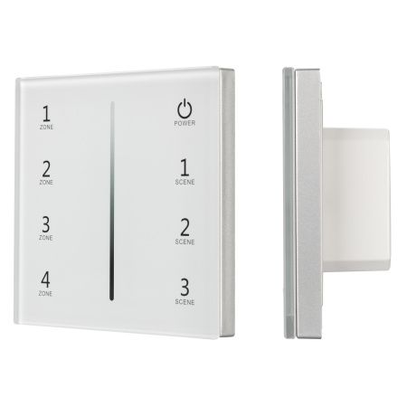 Arlight 027103 Панель Sens SMART-P29-DIM White (230V, 4 зоны, 2.4G) (Arlight, IP20 Пластик, 5 лет)