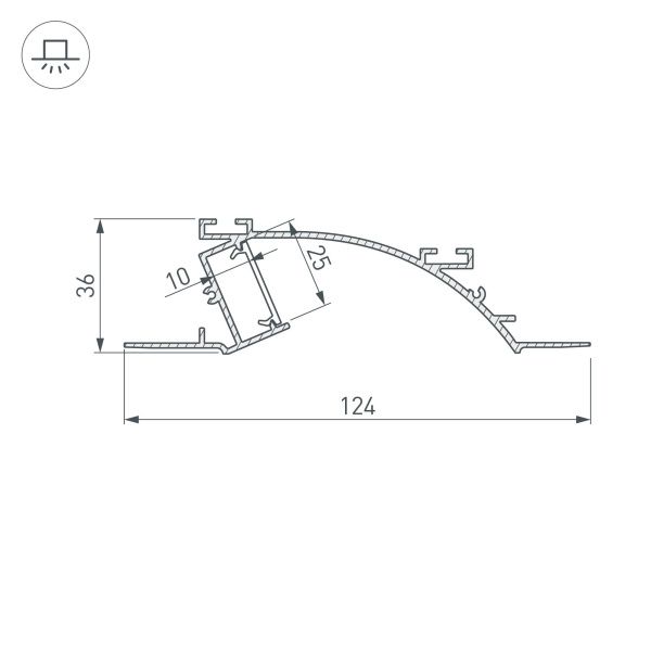 Оборудование Arlight 029850 Профиль с экраном ALM-ARC-SINGLE-2000 ANOD+FROST (Arlight, Алюминий) по выгодной цене. Купить в Москве со скидкой.