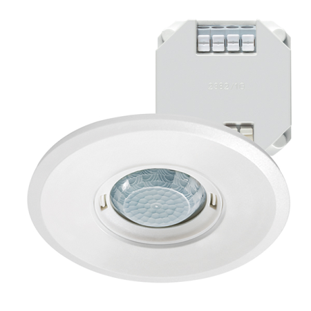 Esylux EP10428661 Датчик присутствия DALI PD-FLAT 360i/8 LARGE ROUND WHITE DALI SET