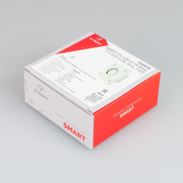 Оборудование Arlight 034774 Панель SMART-P4-DIM-G-IN White (12-24V, 4x3A, Sens, 2.4G) (Arlight, IP20 Пластик, 5 лет) по выгодной цене. Купить в Москве со скидкой.
