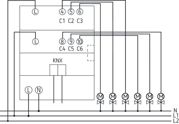 Оборудование Theben 4930240 6-ти канальный актуатор отопления. Линейка MIX2 HMG 6 T KNX по выгодной цене. Купить в Москве со скидкой.