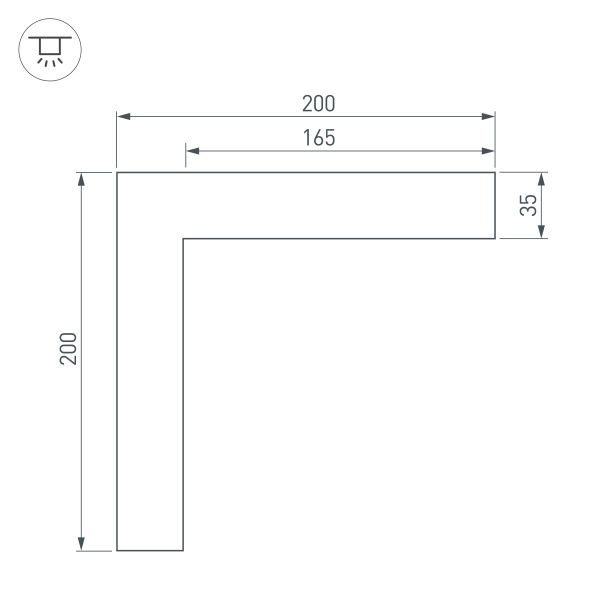 Оборудование Arlight 030115 Угол SL-LINE-5035 внешний (Arlight, Металл) по выгодной цене. Купить в Москве со скидкой.