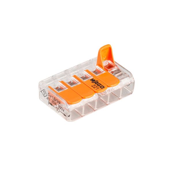 Оборудование Arlight 025721 Клемма 221-415 (5 проводов, 4мм) (WAGO, Пластик) по выгодной цене. Купить в Москве со скидкой.