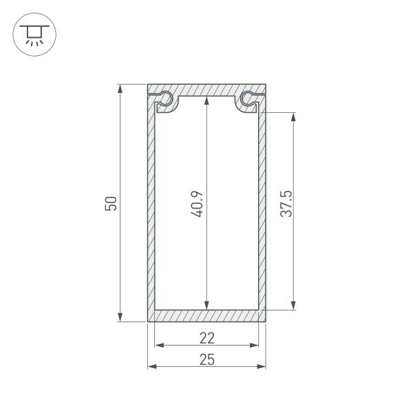 Оборудование Arlight 033077 Потолочный короб для блока питания SL-BOX-440 (Arlight, Алюминий) по выгодной цене. Купить в Москве со скидкой.
