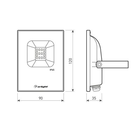 Оборудование Arlight 023567 Светодиодный прожектор AR-FLAT-ICE-10W-220V White (Black, 120 deg) (ARL, Закрытый) по выгодной цене. Купить в Москве со скидкой.