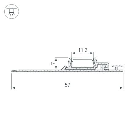 Оборудование Arlight 021719 Профиль PAK-FLAT-2000 (Arlight, Алюминий) по выгодной цене. Купить в Москве со скидкой.