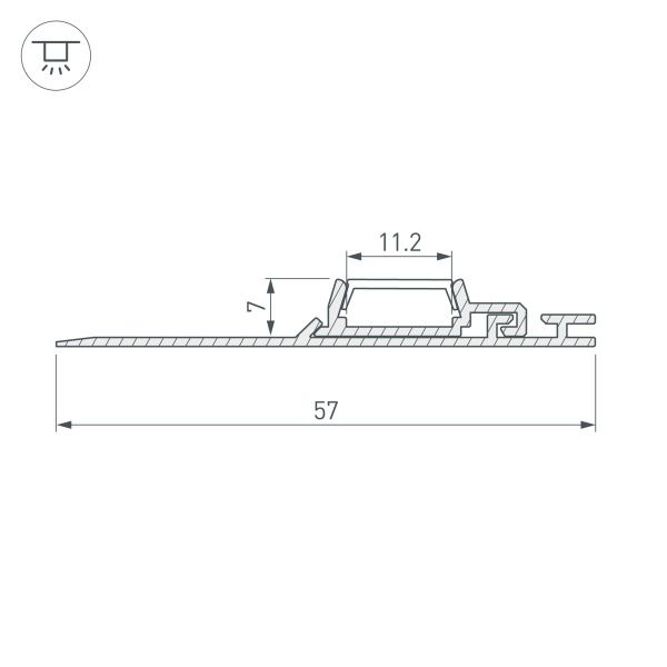 Оборудование Arlight 021719 Профиль PAK-FLAT-2000 (Arlight, Алюминий) по выгодной цене. Купить в Москве со скидкой.