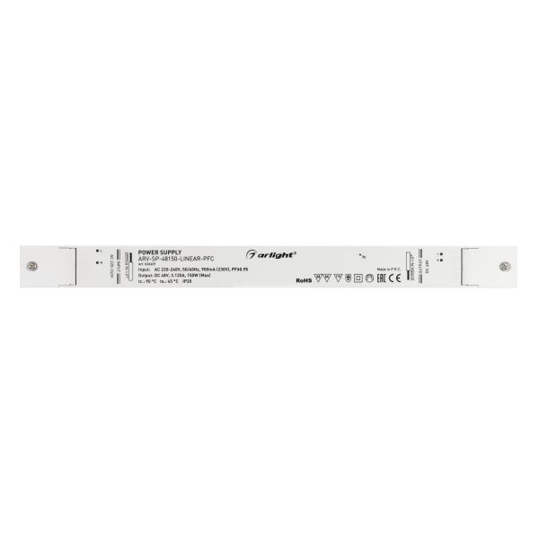 Оборудование Arlight 032629 Блок питания ARV-SP-48150-LINEAR-PFC (48V, 3.125A, 150W) (Arlight, IP20 Пластик, 5 лет) по выгодной цене. Купить в Москве со скидкой.