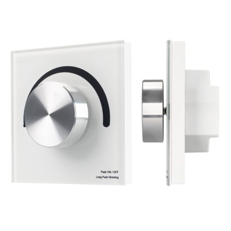 Arlight 033752 Панель SMART-P1-DIM-G-IN White (3V, Rotary, 2.4G) (Arlight, IP20 Пластик, 5 лет)