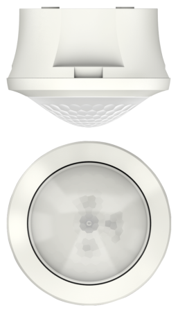 Theben 2089550 Пассивный ИК датчик присутствия потолочного врезного монтажа theRonda S360 KNX AP WH