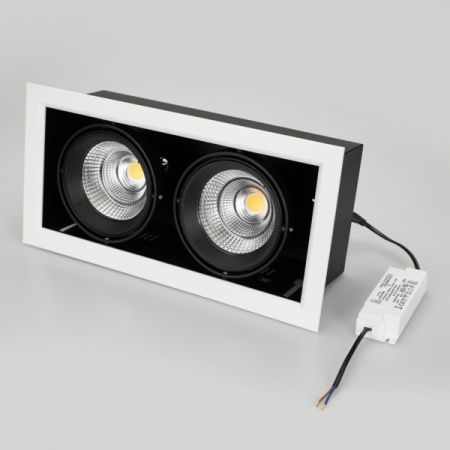 Оборудование Arlight 027927 Светильник CL-KARDAN-S375x190-2x25W Day4000 (WH-BK, 30 deg) (ARL, IP20 Металл, 3 года) по выгодной цене. Купить в Москве со скидкой.