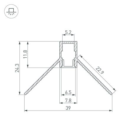 Оборудование Arlight 034971 Профиль ARH-DECORE-S6-INT-2000 ANOD внутренний (Arlight, Алюминий) по выгодной цене. Купить в Москве со скидкой.