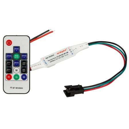 Arlight 022824 Контроллер CS-SPI-RC-RF14B (2048pix, 5-12V, ПДУ 14 кн) (Arlight, -)