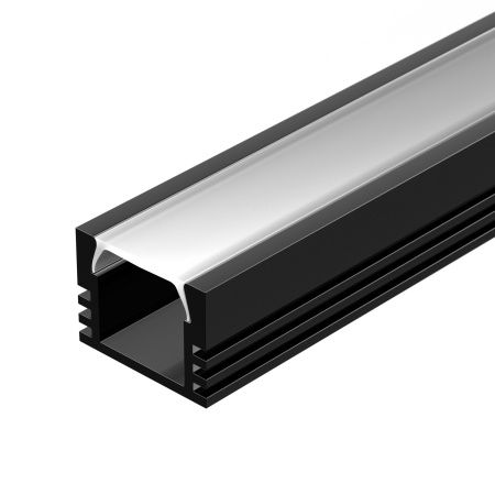 Arlight 020895 Профиль PDS-S-2000 ANOD Black RAL9005 (Arlight, Алюминий)