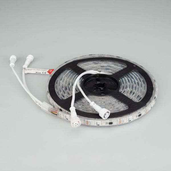 Оборудование Arlight 026155(2) Светодиодная лента SPI-5000PGS-5060-60 12V Cx3 RGB (12mm, 14.4W, IP67) (Arlight, Закрытый, IP67) по выгодной цене. Купить в Москве со скидкой.