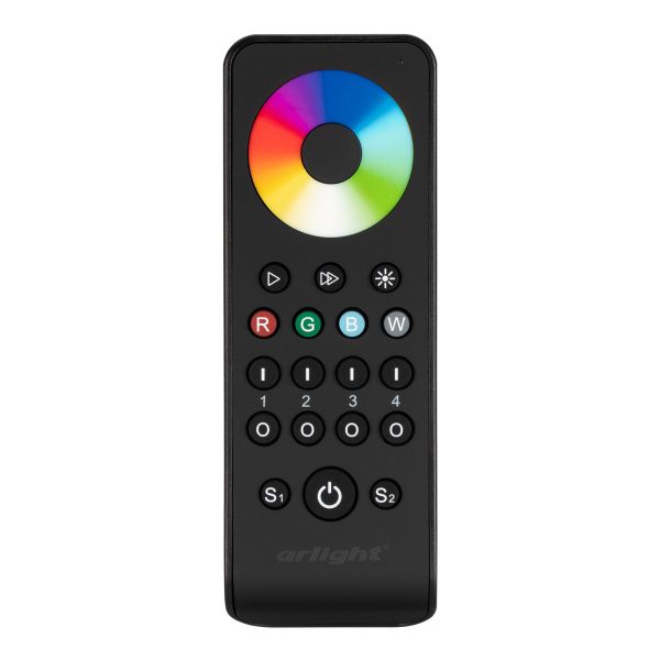 Оборудование Arlight 031939 Пульт SMART-R43-RGBW Black (4 зоны, 2.4G) (Arlight, IP20 Пластик, 5 лет) по выгодной цене. Купить в Москве со скидкой.
