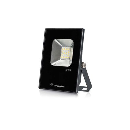 Arlight 023567 Светодиодный прожектор AR-FLAT-ICE-10W-220V White (Black, 120 deg) (ARL, Закрытый)