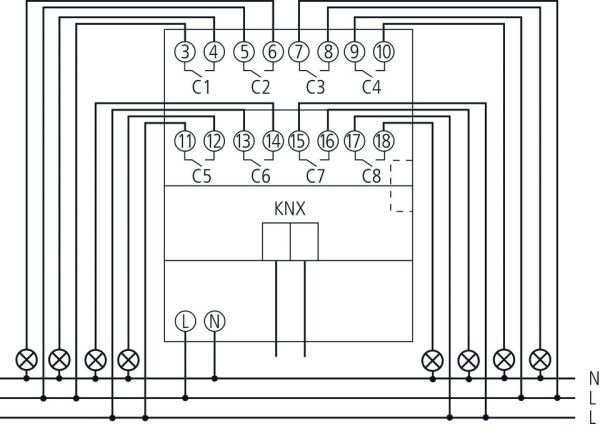 Оборудование Theben 4930220 8-м канальный релейный актуатор. Линейка MIX2 RMG 8 S KNX по выгодной цене. Купить в Москве со скидкой.
