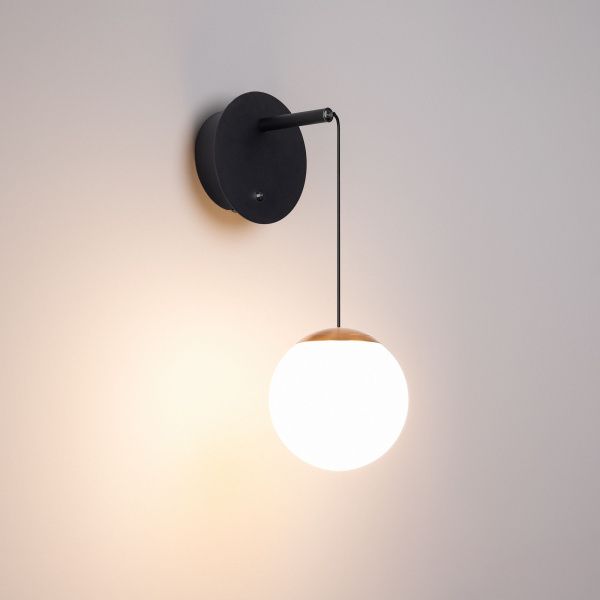 Оборудование Arlight 035373 Светильник SP-BEADS-WALL-HANG-R130-6W Warm3000 (BK-GD, 180 deg, 230V) (Arlight, IP20 Металл, 5 лет) по выгодной цене. Купить в Москве со скидкой.