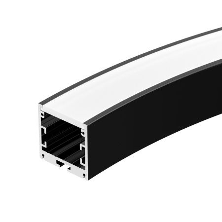 Arlight 027640 Профиль SL-ARC-3535-D800-A45 BLACK (320мм, дуга 1 из 8) (Arlight, Алюминий)