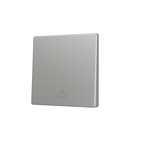 Zennio ZS55CSOFT11SC ZS55, Накладка для кнопки Simple KNX Soft 55x55 мм, Наклон вниз, Серебристый, На заказ