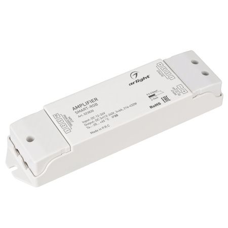 Arlight 023830 Усилитель SMART-RGB (12-24V, 3x6A) (Arlight, IP20 Пластик, 5 лет)