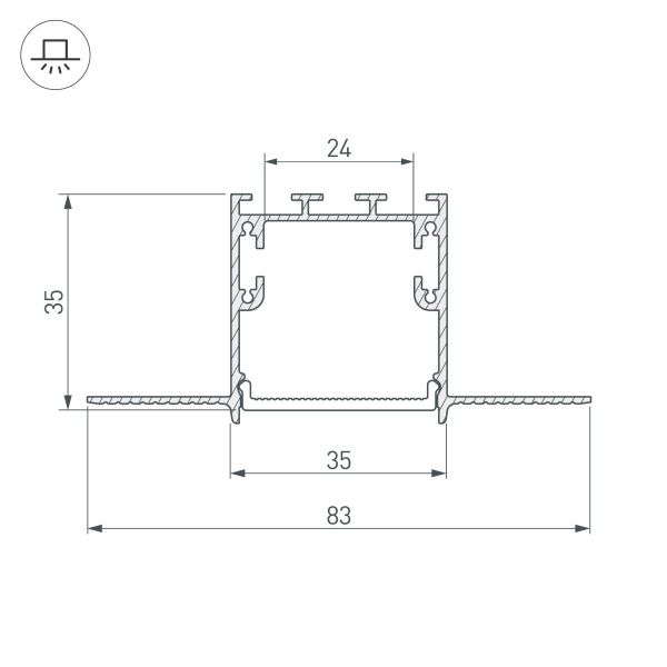 Оборудование Arlight 031374 Профиль с экраном SL-LINIA32-FANTOM-2500 ANOD+FROST (Arlight, Алюминий) по выгодной цене. Купить в Москве со скидкой.