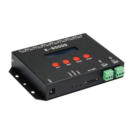 Arlight 019070 Контроллер DMX K-8000D (4096 pix, SD-card) (Arlight, IP20 Металл, 1 год)