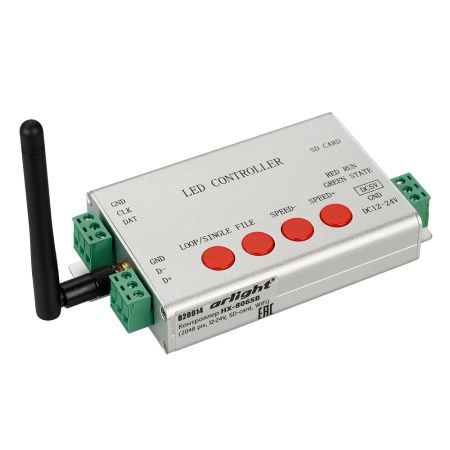 Arlight 020914 Контроллер HX-806SB (2048 pix, 12-24V, SD-card, WiFi) (Arlight, -)