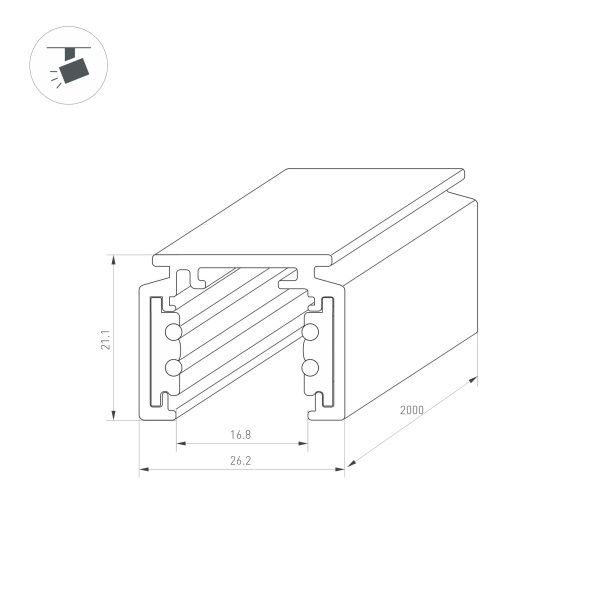 Оборудование Arlight 036784 Трек MAG-ORIENT-TRACK-2620-2000 (BK) (Arlight, IP20 Металл, 3 года) по выгодной цене. Купить в Москве со скидкой.