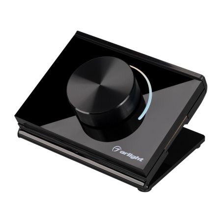 Arlight 034772 Панель SMART-P100-MIX-SUF Black (3V, Rotary, 2.4G) (Arlight, IP20 Пластик, 5 лет)