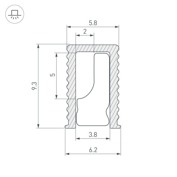 Оборудование Arlight 038203 Профиль SL-MINI-6-H9-2000 ANOD OLIVE GREY (Arlight, Алюминий) по выгодной цене. Купить в Москве со скидкой.