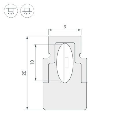Оборудование Arlight 023669 Профиль WPH-FLEX-STR-Н20-10m White (ARL, Пластик) по выгодной цене. Купить в Москве со скидкой.