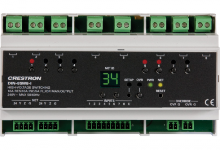 Crestron DIN-8SW8-I Модуль реле