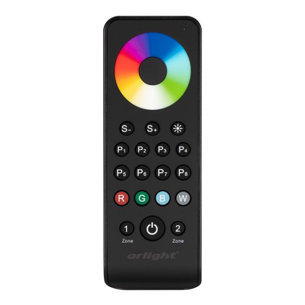 Оборудование Arlight 031938 Пульт SMART-R43-RGBW Black (2 зоны, 2.4G) (Arlight, IP20 Пластик, 5 лет) по выгодной цене. Купить в Москве со скидкой.