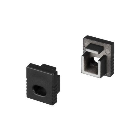 Arlight 030518 Заглушка SL-MINI-8 BLACK с отверстием (Arlight, Пластик)
