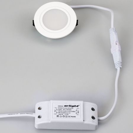 Оборудование Arlight 020762 Светодиодный светильник LTM-R60WH-Frost 3W Warm White 110deg (Arlight, IP40 Металл, 3 года) по выгодной цене. Купить в Москве со скидкой.