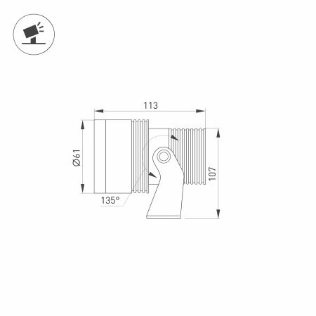 Оборудование Arlight 032559 Светильник KT-RAY-COLOR-R61-12W RGB-Warm3000 (DG, 36 deg, 12V) (Arlight, IP67 Металл, 3 года) по выгодной цене. Купить в Москве со скидкой.