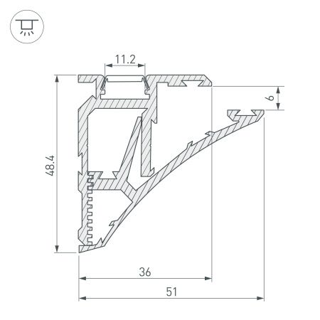Оборудование Arlight 023788 Профиль SHELF-620-2000-SET ANOD (Arlight, Алюминий) по выгодной цене. Купить в Москве со скидкой.