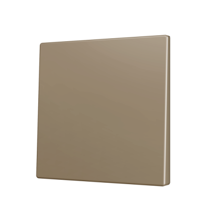Zennio ZS70CSOFT11C ZS70, Крышка для мягкой кнопки Simple KNX 70x70 мм, Наклон вниз, Шампанское
