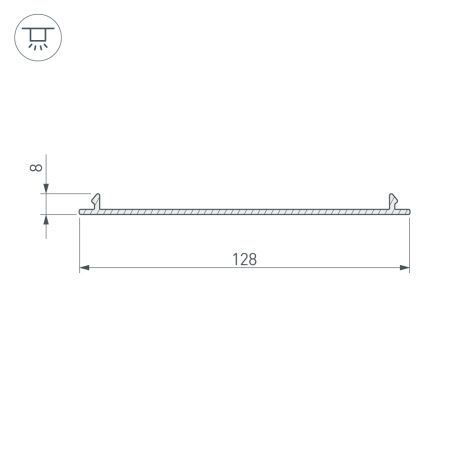 Оборудование Arlight 016985 Профиль-верх TOP-LINIA140-С-2000 ANOD (Arlight, Алюминий) по выгодной цене. Купить в Москве со скидкой.