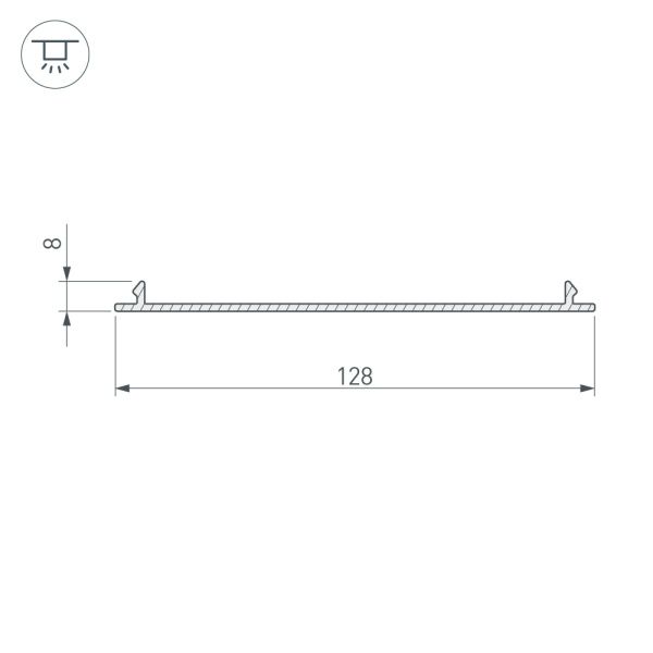 Оборудование Arlight 016985 Профиль-верх TOP-LINIA140-С-2000 ANOD (Arlight, Алюминий) по выгодной цене. Купить в Москве со скидкой.