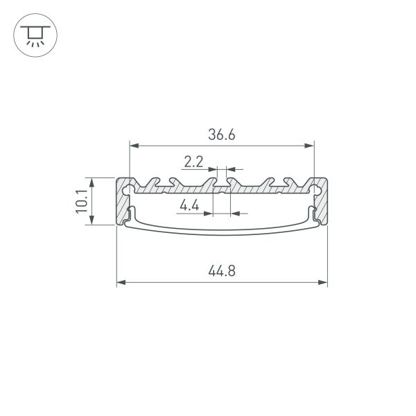Оборудование Arlight 014865 Профиль с экраном ALU-SUPER-H10-2000 ANOD+FROST (Arlight, Алюминий) по выгодной цене. Купить в Москве со скидкой.